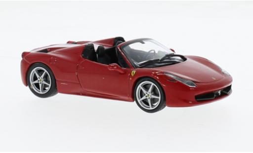 Modelauto Ferrari 458 Italia Spider rood 2011 .-133 1/43 SpecialC