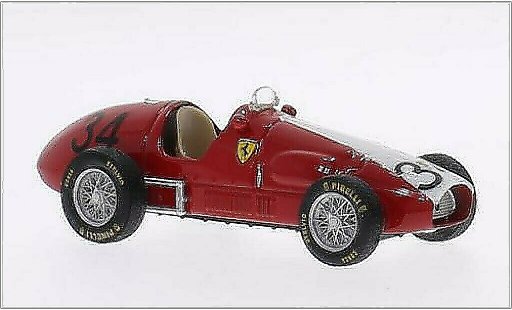 Ferrari 500 F2 1/43 Brumm No.34 Scuderia Svizzera Espadon GP Duitsland 1953 modelauto
