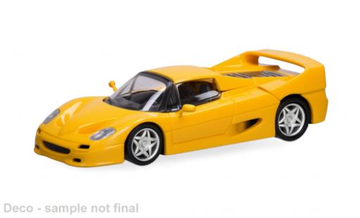 Modelauto Ferrari F50 Coupe geel 1/87 Herpa
