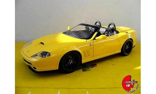 Ferrari 550 Barchetta 1/18 Hot Wheels monegasque l292 modelauto