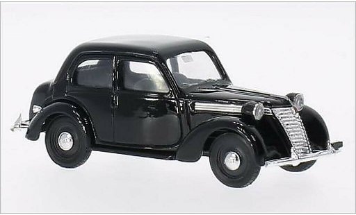 Fiat 1100 E 1/43 Brumm zwart 1949 modelauto