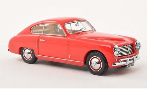 Fiat 1100 ES 1/43 Neo Pininfarina rood 1950 modelauto