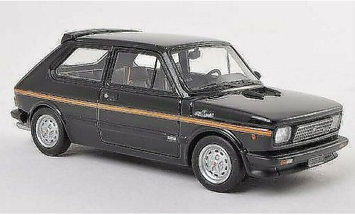 Fiat 127 Sport 1/43 Neo zwart/oranje 1979 modelauto