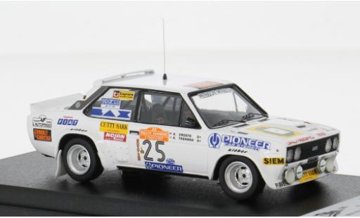 Modelauto Fiat 131 Abarth Rally San Remo 1980 #25 T.Tognana/S.Cresto 1/43 Trofeu