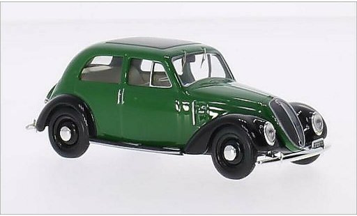 Fiat 1500 Berlina 1/43 Best groen/zwart modelauto