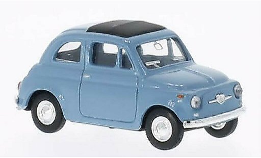 Fiat 500 B 1/43 Del Prado blauw modelauto
