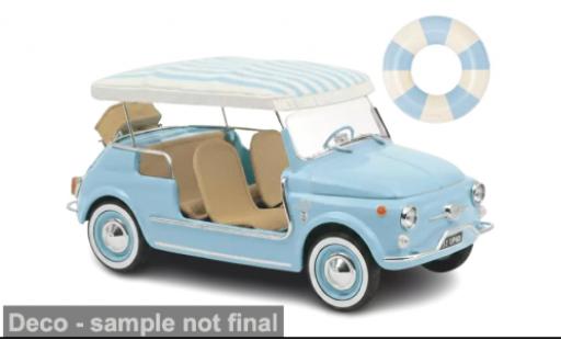 Modelauto Fiat 500 Jolly blauw 1965 1/18 Norev