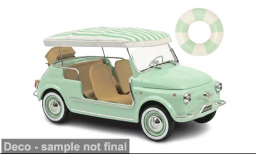 Modelauto Fiat 500 Jolly groen 1965 1/18 Norev