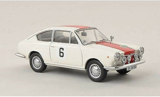 Fiat 850 Coupe 1/43 IXO No.6 Rally Bavaria 1968 modelauto