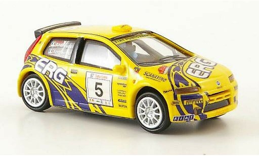 Fiat Punto Rally 1/87 Ricko No.5 ERG Targa Florio 2003 / Andreussi modelauto