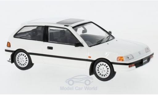 Modelauto Honda Civic Base wit RHD 1987 1/43 First 43 Models