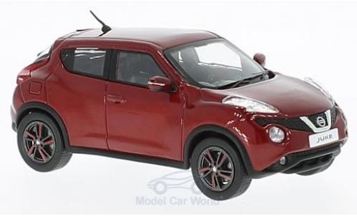 Modelauto Nissan Juke Base metallic rood RHD 2015 1/43 First 43 Models