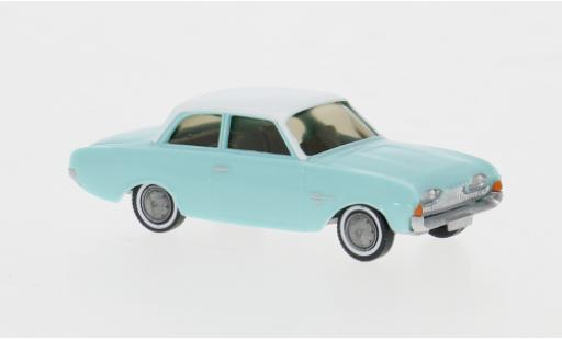 Modelauto Ford 17M 17M blauw/wit 1960 1/87 Wiking