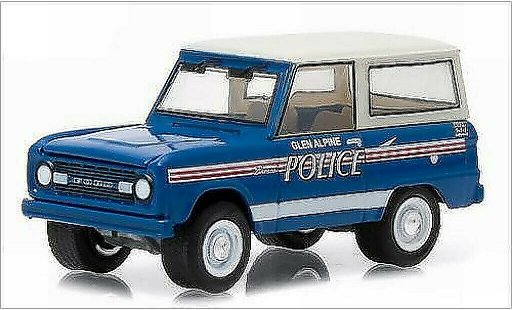 Ford Bronco Police 1/64 Greenlight Glen Alpine Politie 1967 modelauto