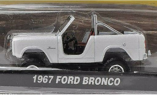 Ford Bronco Wagon 1/64 Greenlight wit 1967 modelauto