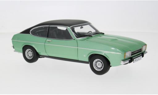 Modelauto Ford Capri Ghia 3.0 II groen/zwart 1974 1/18 Touring