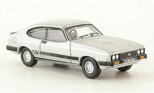 Ford Capri MK3 1/76 Oxford Mk III grijs modelauto