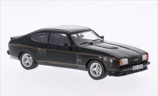 Ford Capri 3.0S 1/43 Neo MKII X-Pack zwart 1976 modelauto