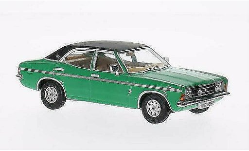 Ford Cortina 2000E 1/43 Vanguards Mk3 groen/zwart modelauto