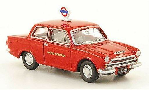 Ford Cortina Police 1/76 Oxford MKI London Transport rood modelauto