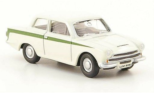 Ford Cortina MK1 1/76 Oxford MKI wit modelauto