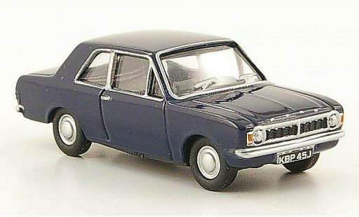 Ford Cortina MK2 1/76 Oxford MKII blauw modelauto
