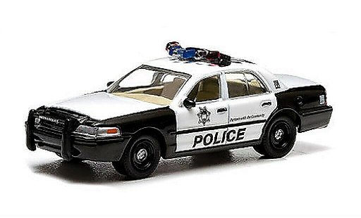 Ford Crown Police Interceptor 1/64 Greenlight Victoria Politie Las Vegas Metro Politie The Hangover modelauto