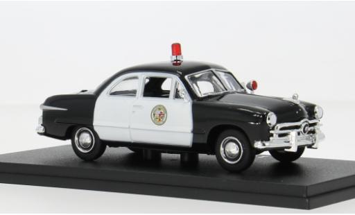 Modelauto Ford Custom Police 1949 Los Angeles Politie Department 1/43 Greenlight