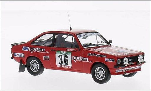 Ford Escort Rally 1/43 Trofeu MK II 2000 No.36 Rodam WM Portugal 1985 modelauto