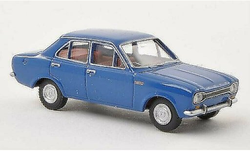Ford Escort MK1 1/87 Wiking MkI blauw 4-Turer modelauto