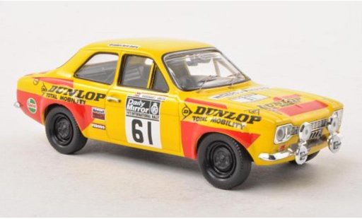 Ford Escort MK1 1/43 Trofeu MkI 1600 No.61 Dunlop R.A.C.Rally 1972 /P.Gullick modelauto