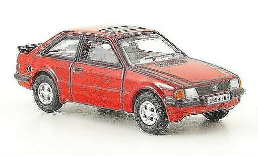 Ford Escort XR3i 1/76 Oxford MkIII rood 1982 modelauto