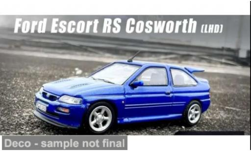 Modelauto Ford Escort Cosworth RS blauw 1/64 INNO64
