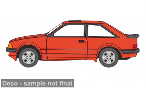 Modelauto Ford Escort XR3i oranje 1/76 Oxford