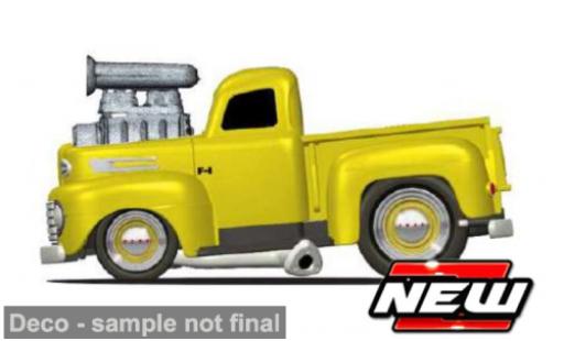 Modelauto Ford F1 Route geel 1949 1/64 Maisto