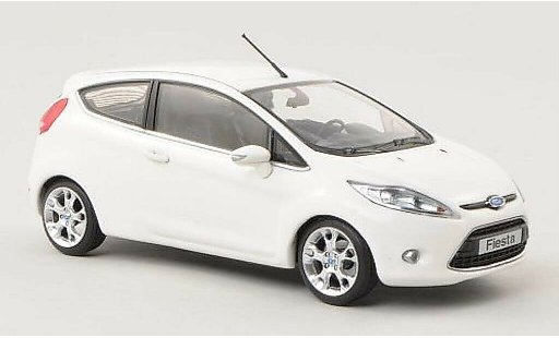 Ford Fiesta ST 1/43 Minichamps Mk VII wit 3-Turer 2008 modelauto