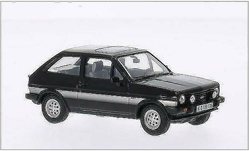 Ford Fiesta XR2 1/43 Vanguards Mk1 zwart/grijs modelauto