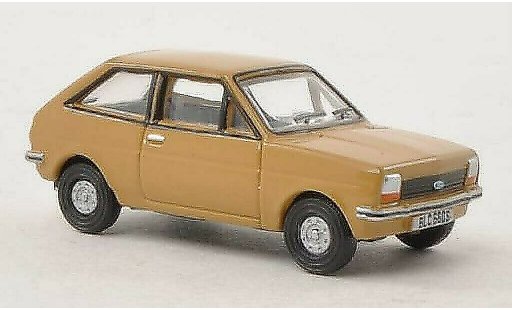Ford Fiesta MKI 1/76 Oxford bruin modelauto