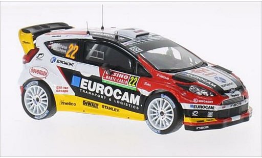 Ford Fiesta WRC 1/43 IXO No.22 Eurocam Rally Monte-Carlo 2014 /E.Melicharek modelauto