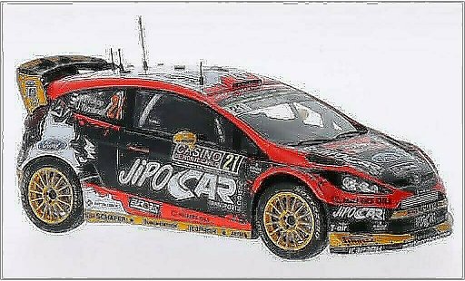 Ford Fiesta WRC 1/43 Spark No.21 Czech National Team Jipocar Rally Monte-Carlo 2015 /J.Tomanek modelauto