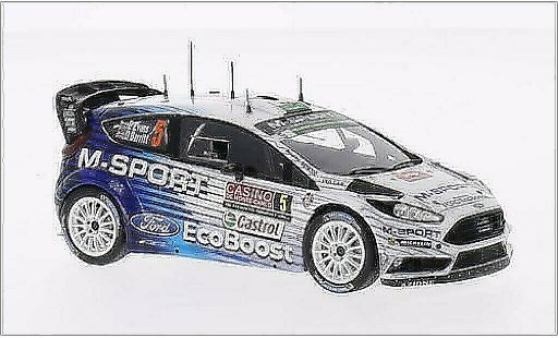 Ford Fiesta WRC 1/43 Spark No.5 M-Sport World Rally Team Rally Monte Carlo 2015 /D.Barritt modelauto