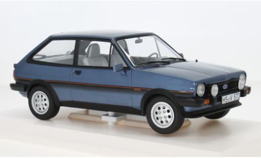 Modelauto Ford Fiesta XR2 blauw/Dekor 1981 1/18 Norev