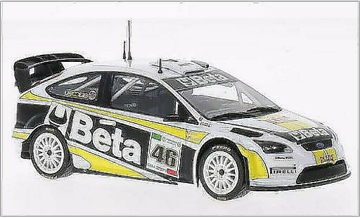 Ford Focus RS 1/43 Minichamps WRC No.46 M-Sport Beta WRC Rally Monza 2008 /C.Cassina modelauto