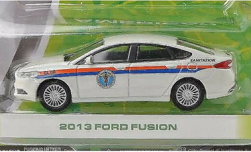 Ford Fusion Fleet 1/64 Greenlight N.Y. Department of Sanitation 2013 modelauto