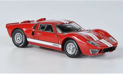 Ford GT40 Mk I 1/43 Solido GT 40 ll rood 1966 modelauto