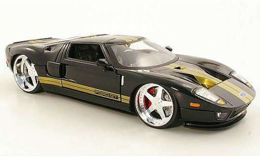 Ford GT Berlinetta 1/24 Jada Toys zwart/gold 2005 modelauto