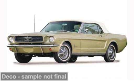 Modelauto Ford Mustang Convertible Cabriolet gold/beige 1965 1/43 IXO America