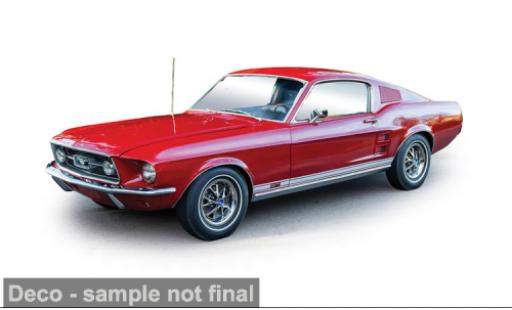 Modelauto Ford Mustang Fastback GTA rood 1967 1/64 IXO America