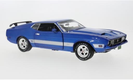 Modelauto Ford Mustang Mach 1 bla :18 1/18 Auto World