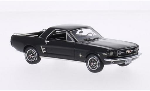 Modelauto Ford Mustang Hardtop Muste zwart 1/43 Matrix